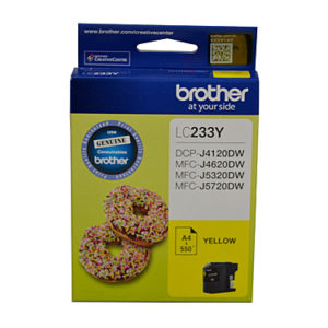Brother LC233 Yellow Ink Cart